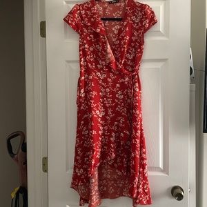 Floral wrap dress size small from SHEIN
